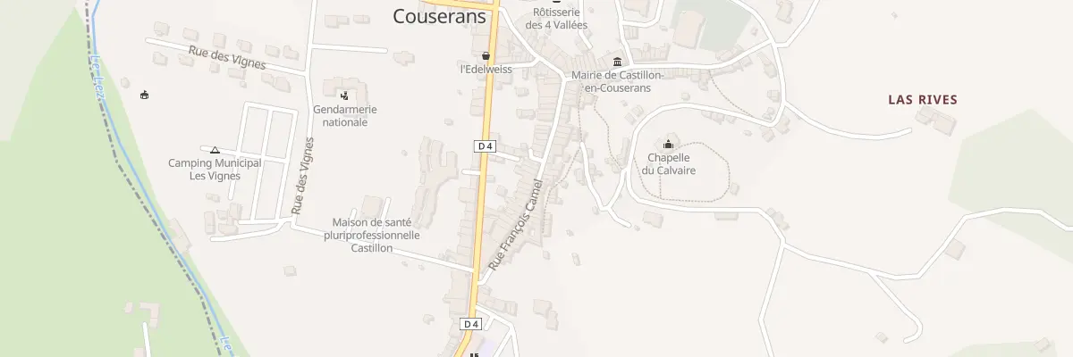 Plan du 23 Rue François Camel à Castillon-en-Couserans