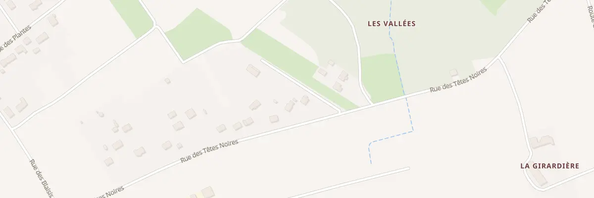 Plan du 7 Rue des Tetes Noires à Chargé