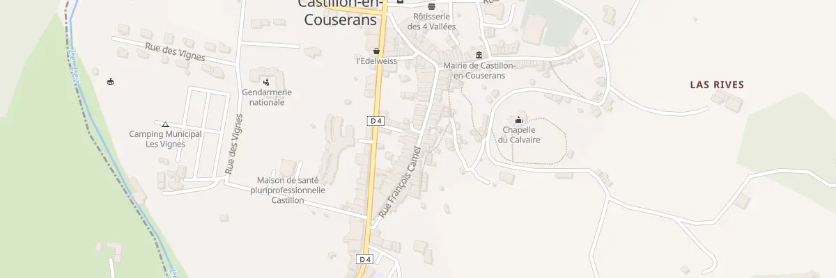 Plan du 27 Rue François Camel à Castillon-en-Couserans