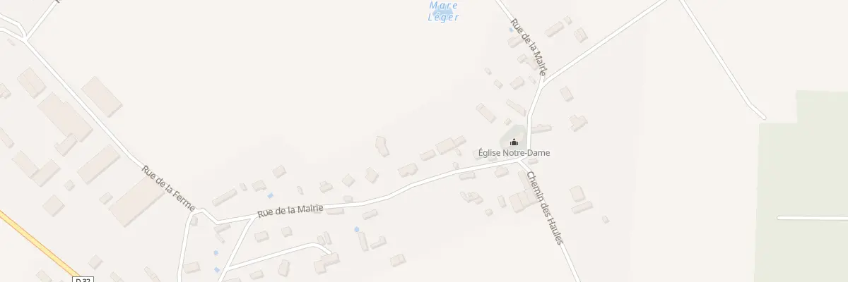 Plan du 16 Rte de la Mairie (Orvaux) au Val-Doré
