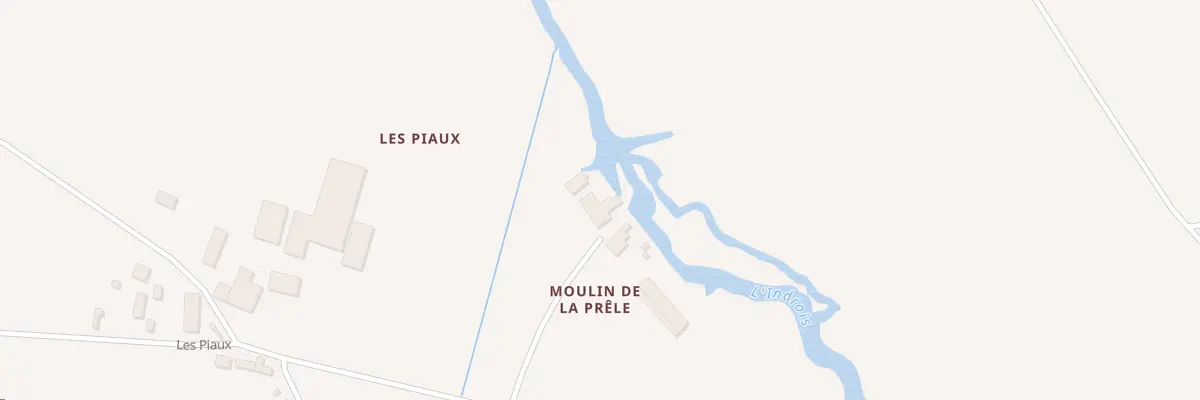 Plan du 205 Moulin de la Prele à Saint-Quentin-sur-Indrois