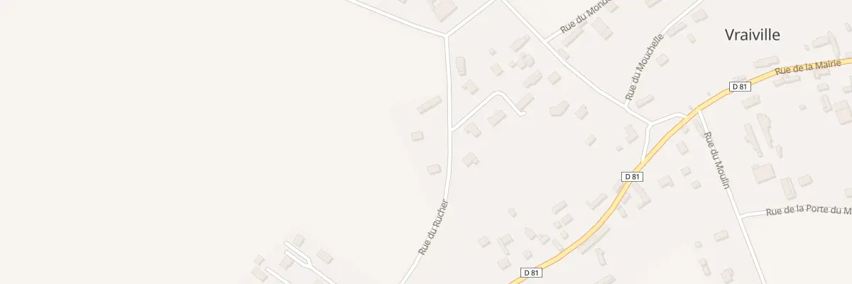 Plan du 7 Rue du Rucher à Vraiville