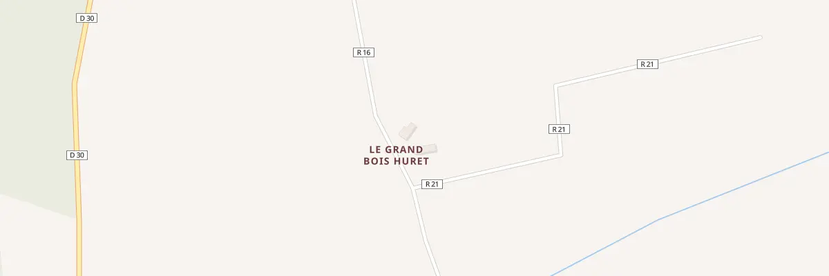 Plan du 4 Le Grand Bois Huret à Luigny