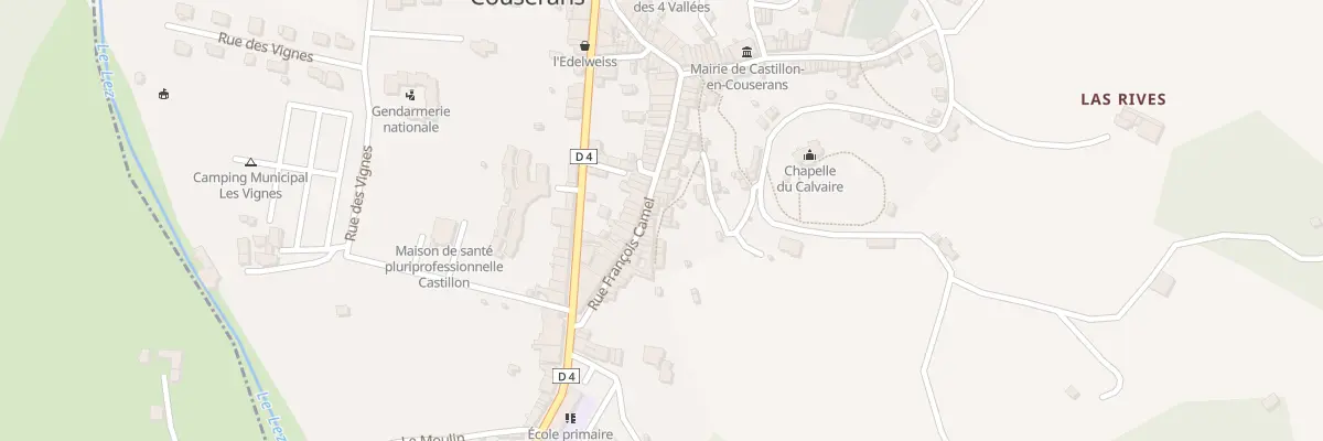 Plan du 22 Rue François Camel à Castillon-en-Couserans