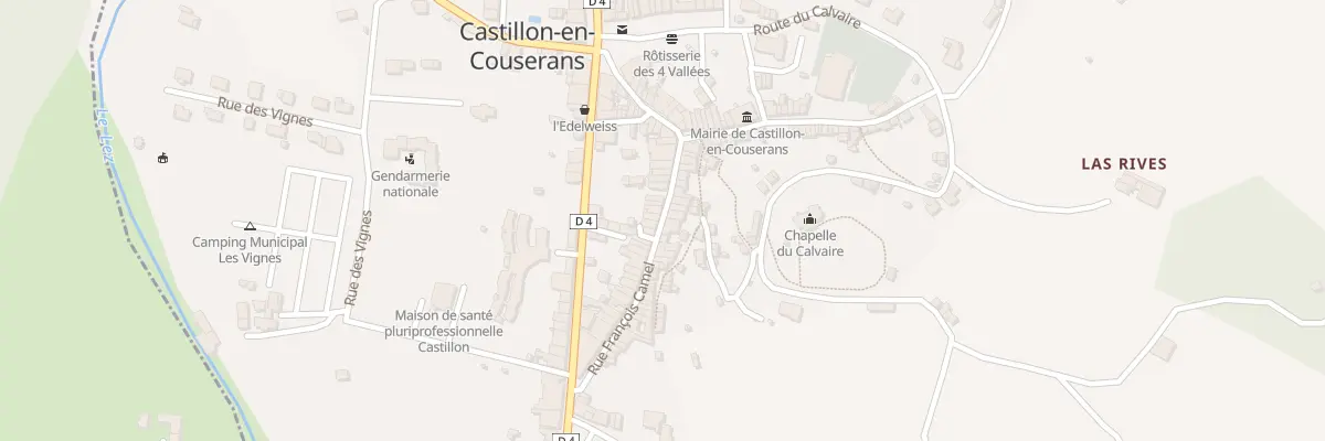 Plan du 35 Rue François Camel à Castillon-en-Couserans