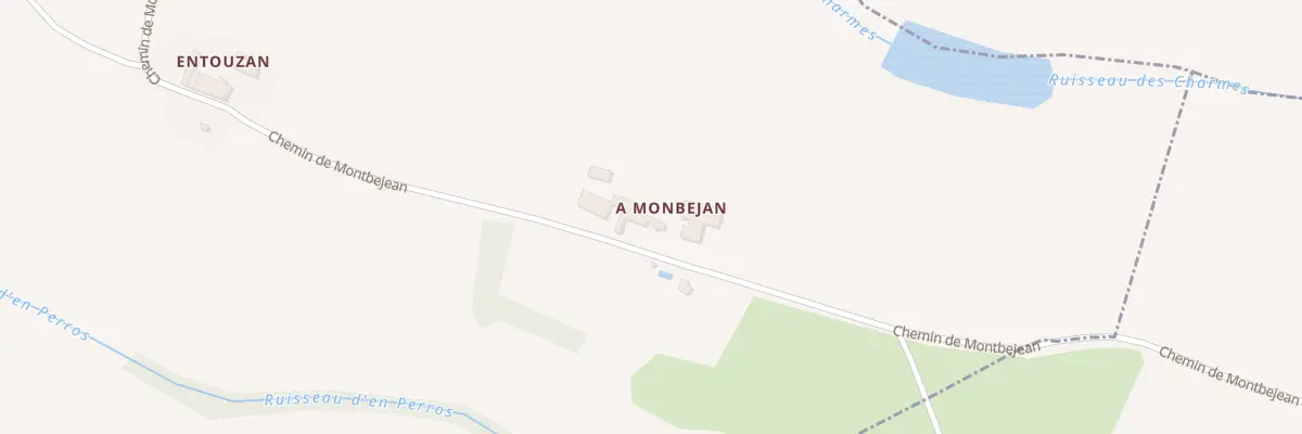 Plan du 5036 A Monbejan à Savignac-Mona