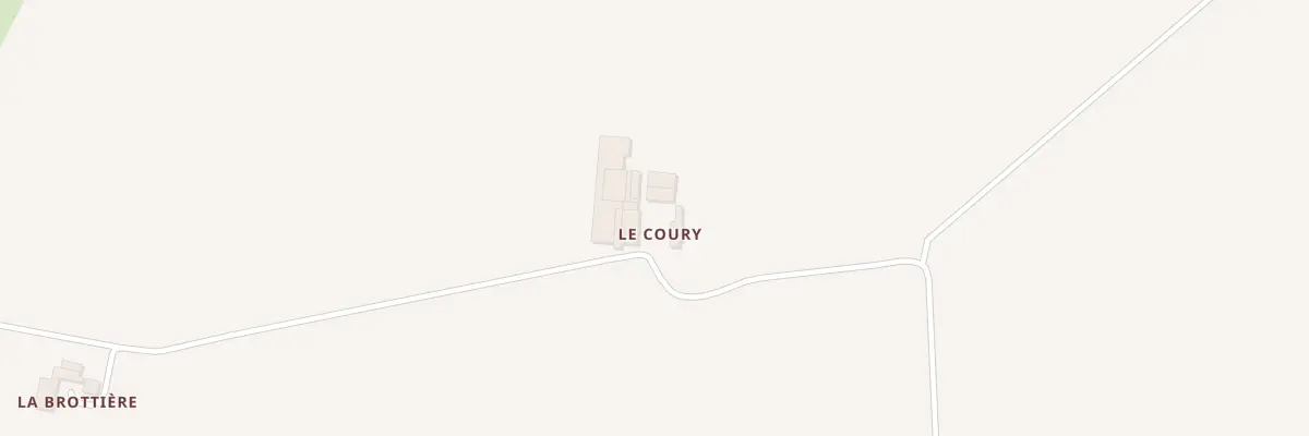 Plan du 5273 Le Coury à Saint-Léomer