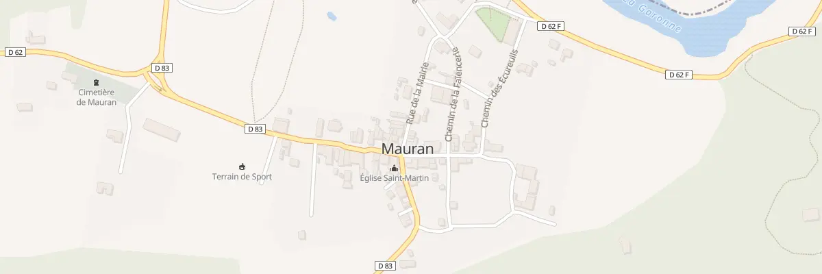 Plan du 2 Rue de la Mairie à Mauran