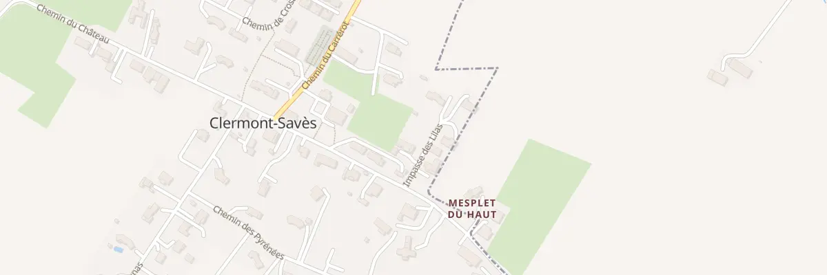 Plan du 1 Imp des Lilas à Clermont-Savès