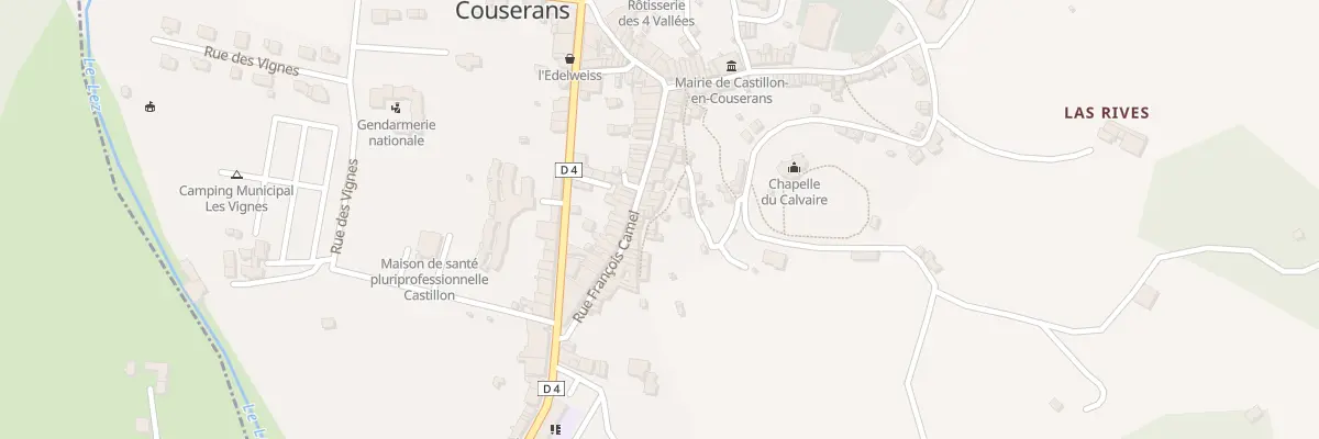 Plan du 28 Rue François Camel à Castillon-en-Couserans