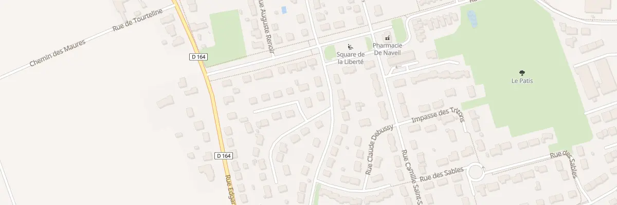 Plan du 1 Rue Henri Matisse à Naveil