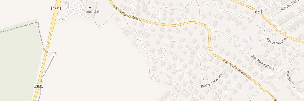 Plan du 23 Rue de Provence à La Bonneville-sur-Iton