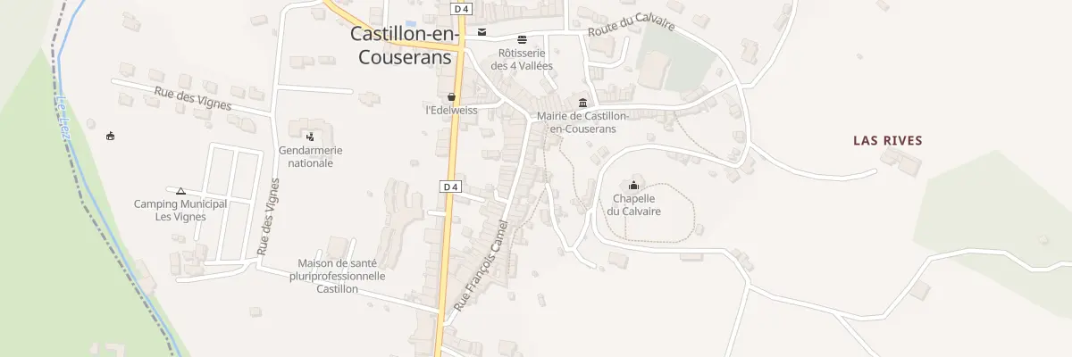 Plan du 40 Rue François Camel à Castillon-en-Couserans