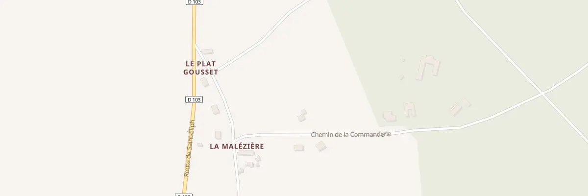 Plan du 117 Che de la Commanderie à Montireau
