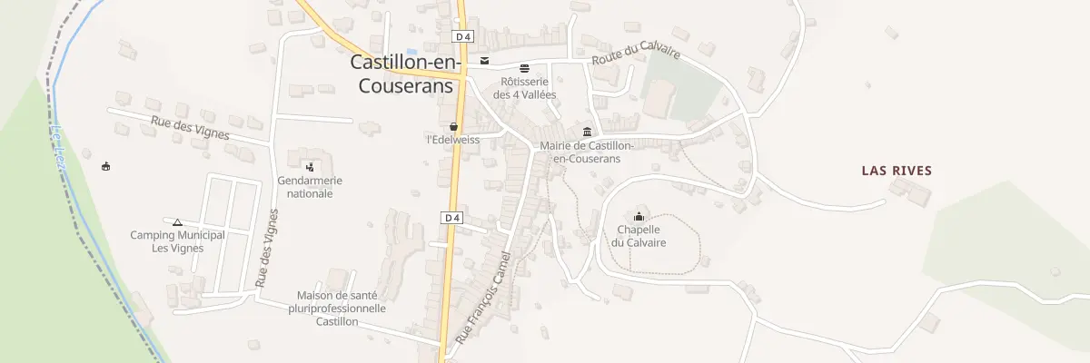 Plan du 48 Rue François Camel à Castillon-en-Couserans