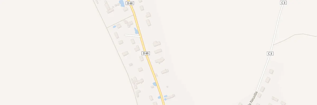 Plan du 42 Rte de Claville à Caugé