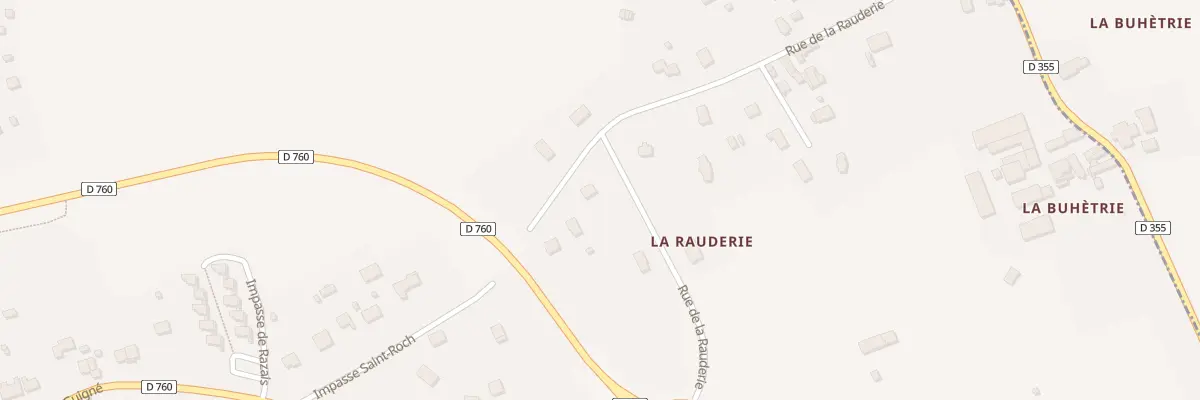 Plan du 30 Rue de la Rauderie à Beaulieu-lès-Loches