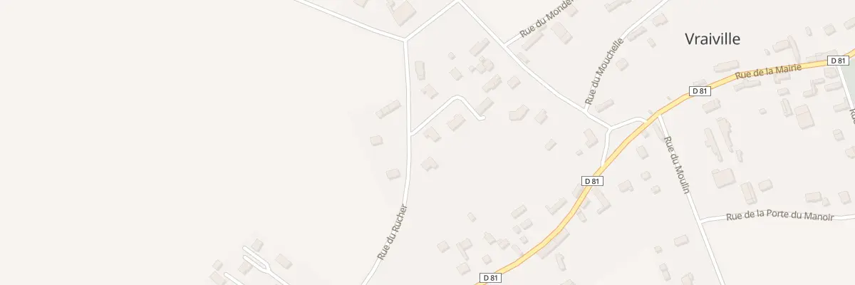 Plan du 8 Rue du Rucher à Vraiville