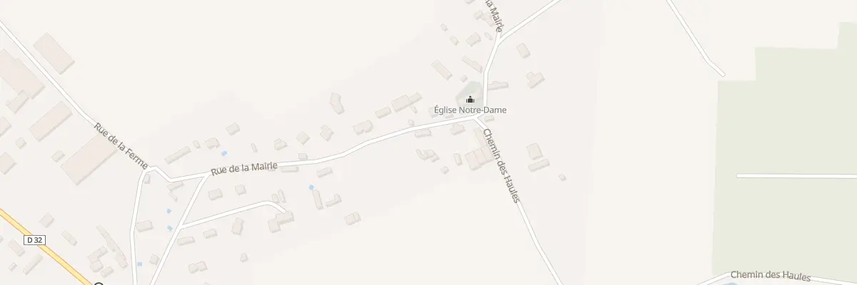 Plan du 21 Rte de la Mairie (Orvaux) au Val-Doré