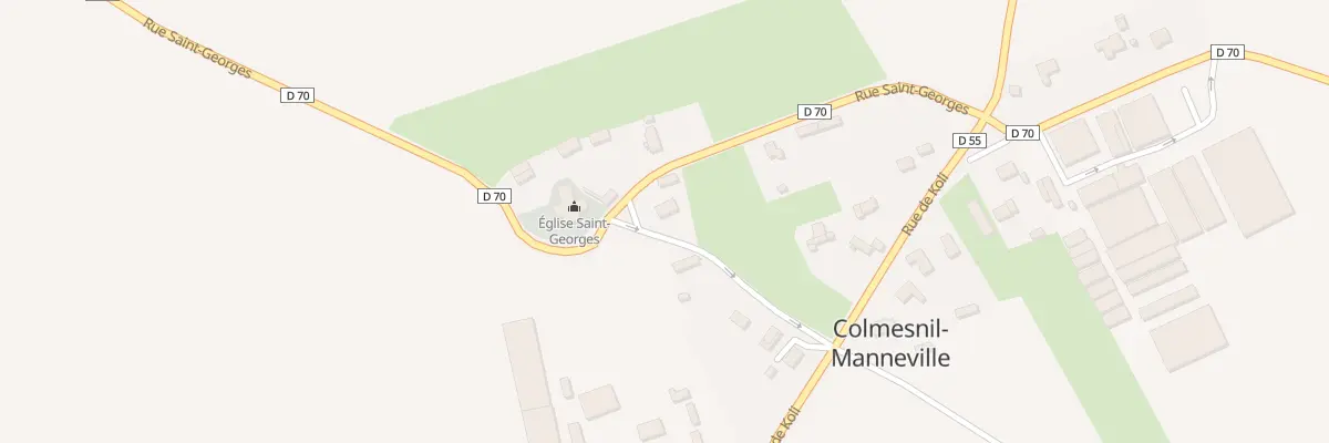 Plan du 3 Rue Francois Bonnaventure à Colmesnil-Manneville