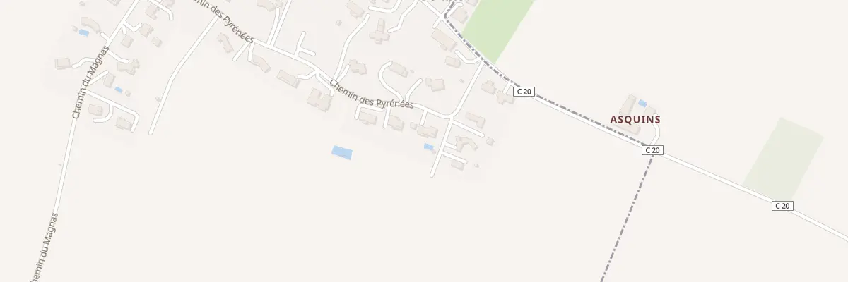 Plan du 375 Che des Pyrénées à Clermont-Savès