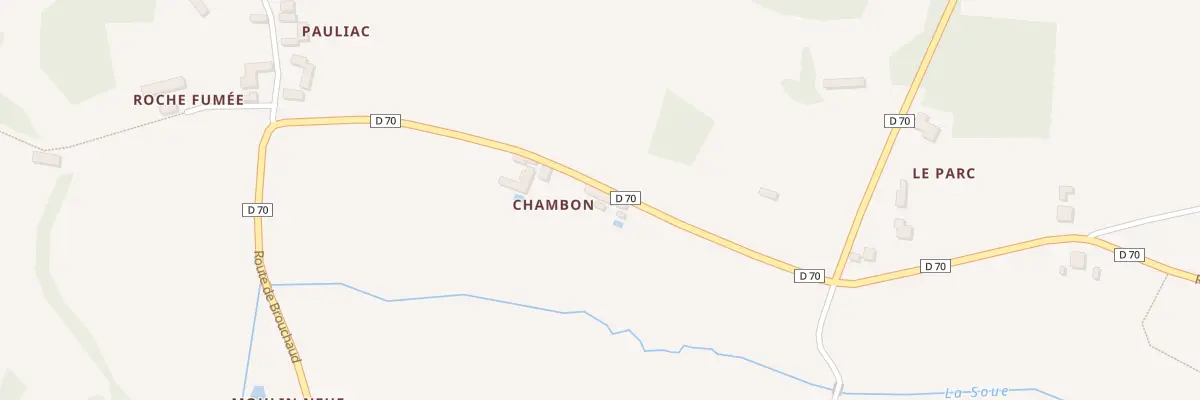 Plan du 50 Les Cotes à Gabillou