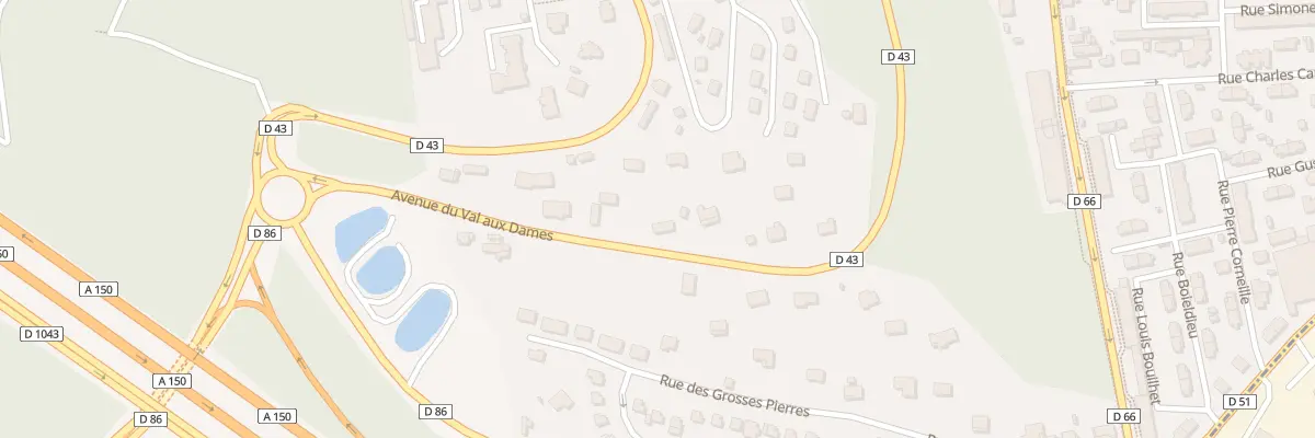 Plan du 12 Av du Val aux Dames à Maromme