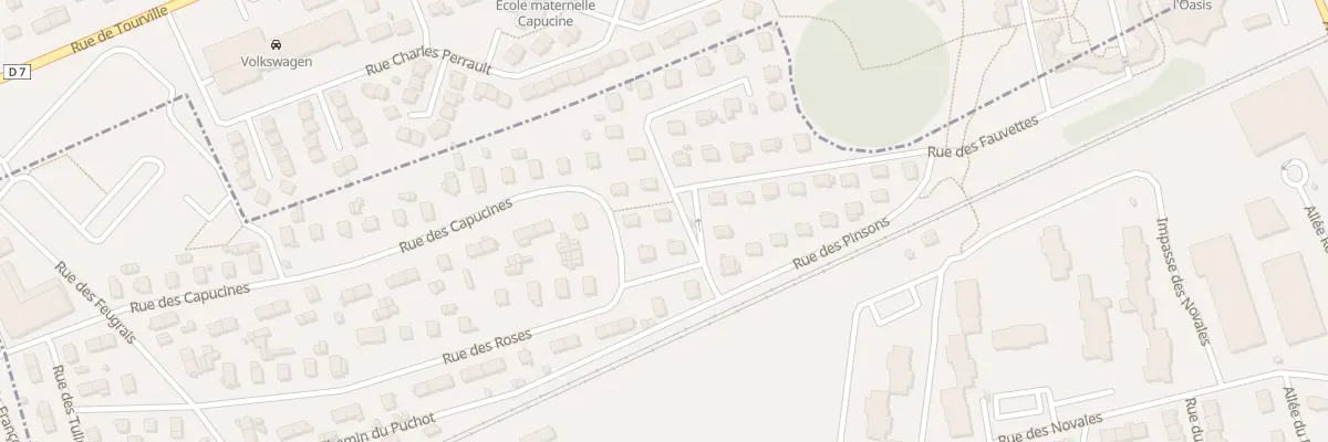 Plan du 5 Rue des Mésanges à Saint-Aubin-lès-Elbeuf