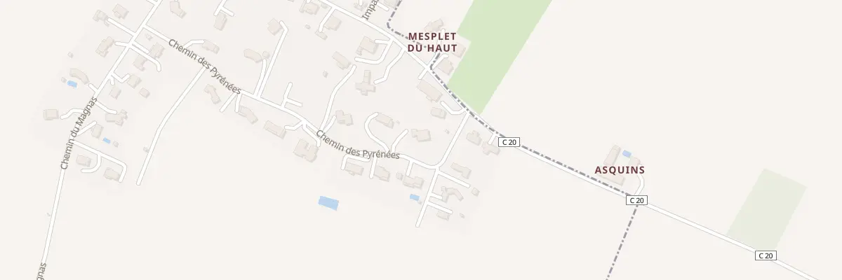 Plan du 352 Che des Pyrénées à Clermont-Savès