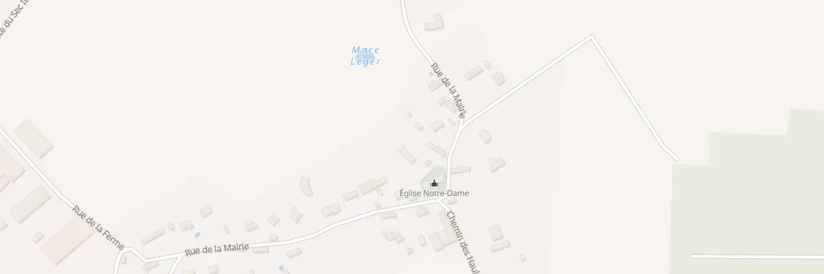 Plan du 22 Rte de la Mairie (Orvaux) au Val-Doré