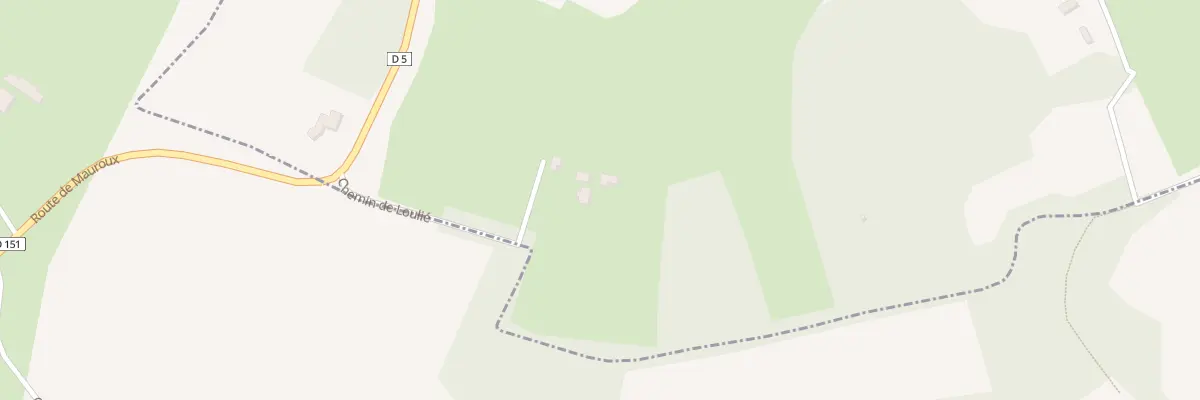 Plan du 169 Chem de Loulié à Mauroux