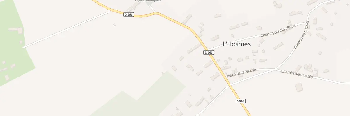 Plan du 9 Che de l’Eglise à L’Hosmes