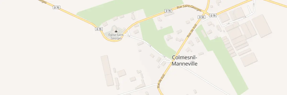 Plan du 5009 Le Village à Colmesnil-Manneville