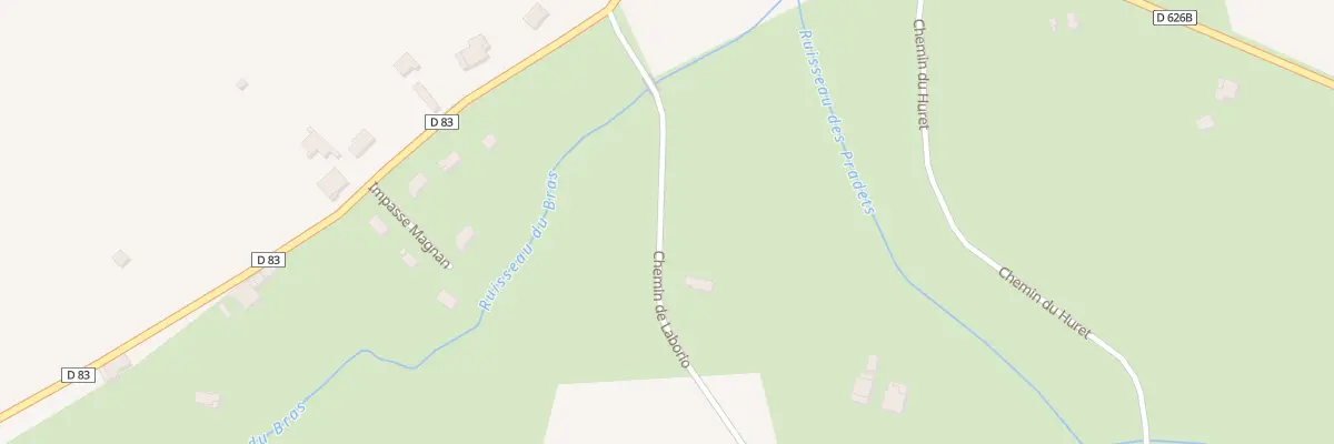 Plan du 108 Hageau à Pouy-de-Touges