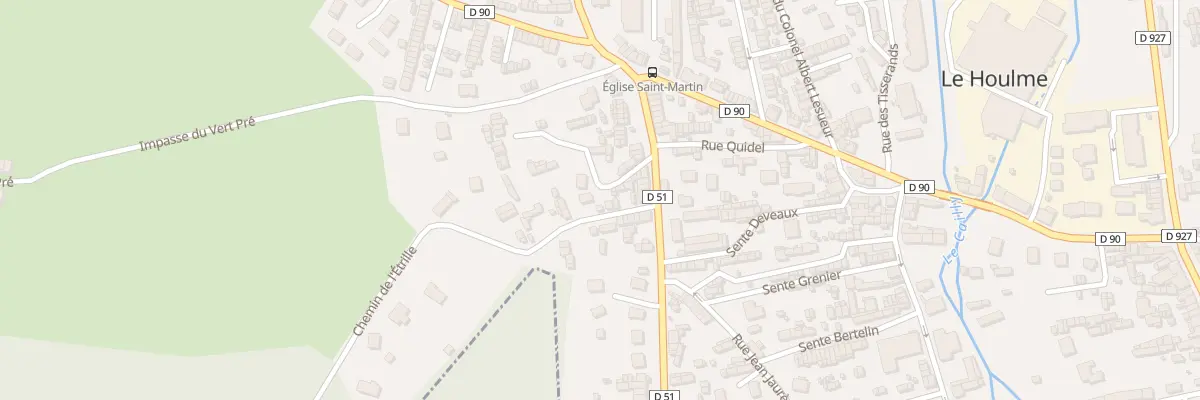 Plan du 4T Che de l’Etrille au Houlme