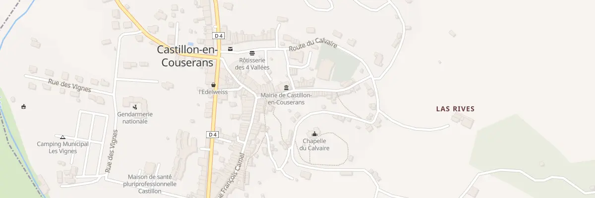 Plan du 66 Rue François Camel à Castillon-en-Couserans
