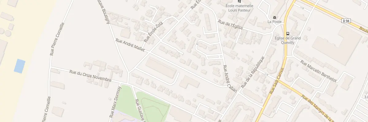 Plan du 13 Rue Andre Mallet au Grand-Quevilly