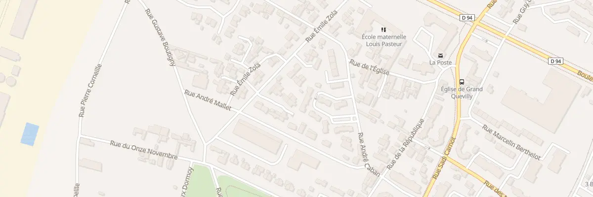 Plan du 33 Rue Emile Zola au Grand-Quevilly
