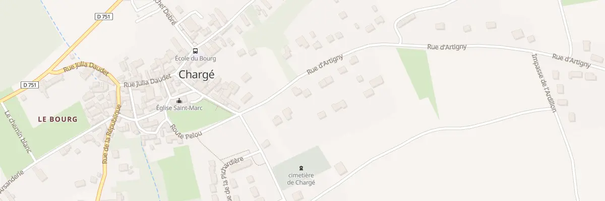 Plan du 12 Rue d’Artigny à Chargé