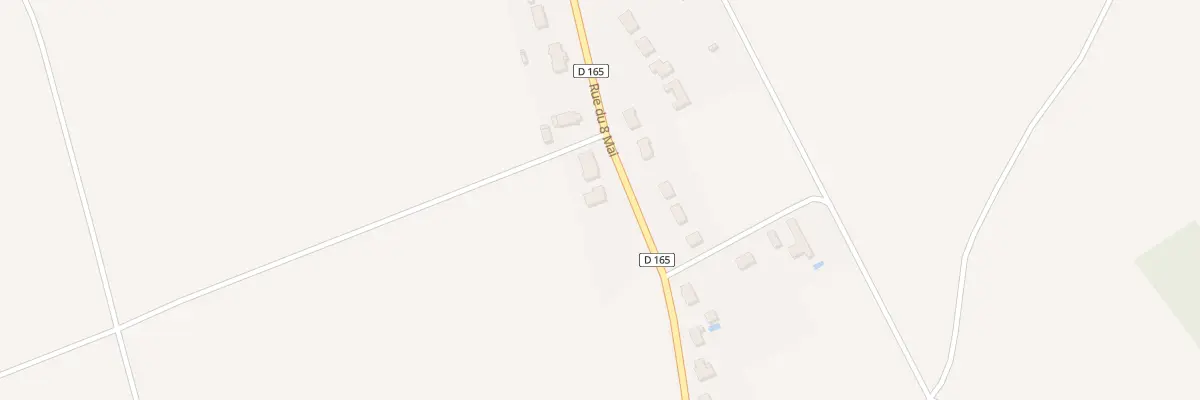Plan du 25 Rue du 8 Mai à Villerable