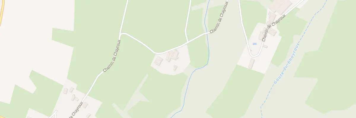 Plan du 12 Che de Chayroux à Escoulis