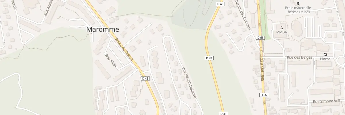 Plan du 12 Rue Joseph Delattre à Maromme