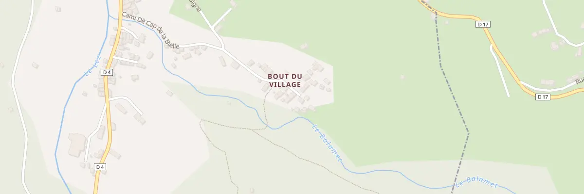 Plan du 47 Bout du Village à Bordes-Uchentein