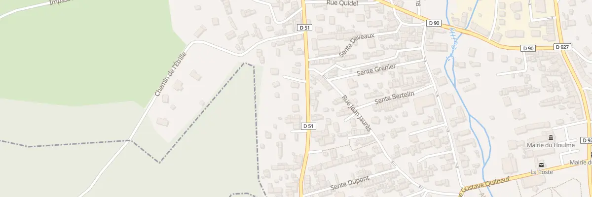 Plan du 153T Rue Aristide Briand au Houlme