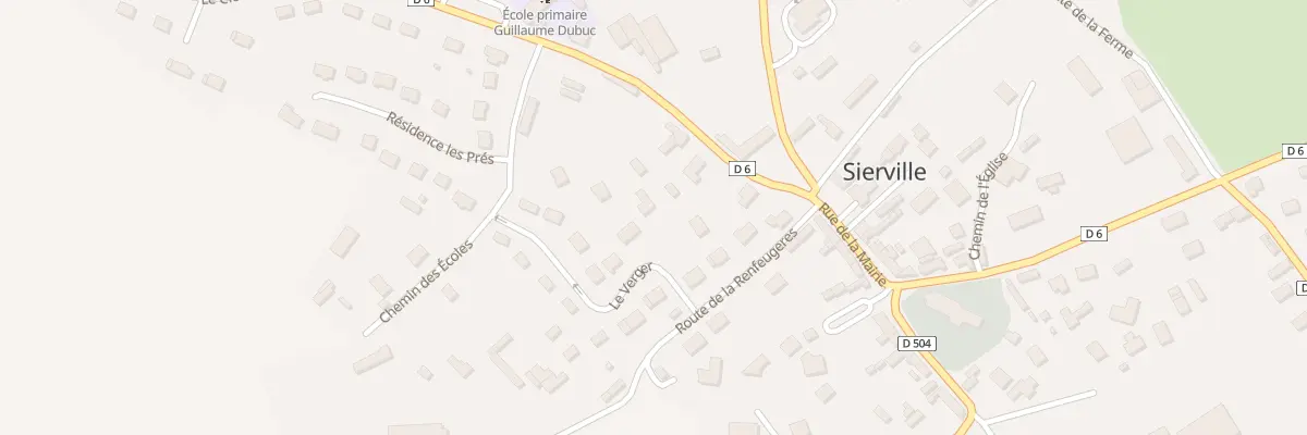 Plan du 3 Rue Le Verger à Sierville