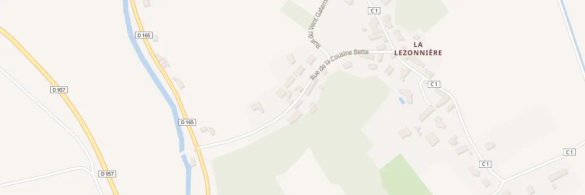 Plan du 10 Rue de la Cousine Bette à Naveil