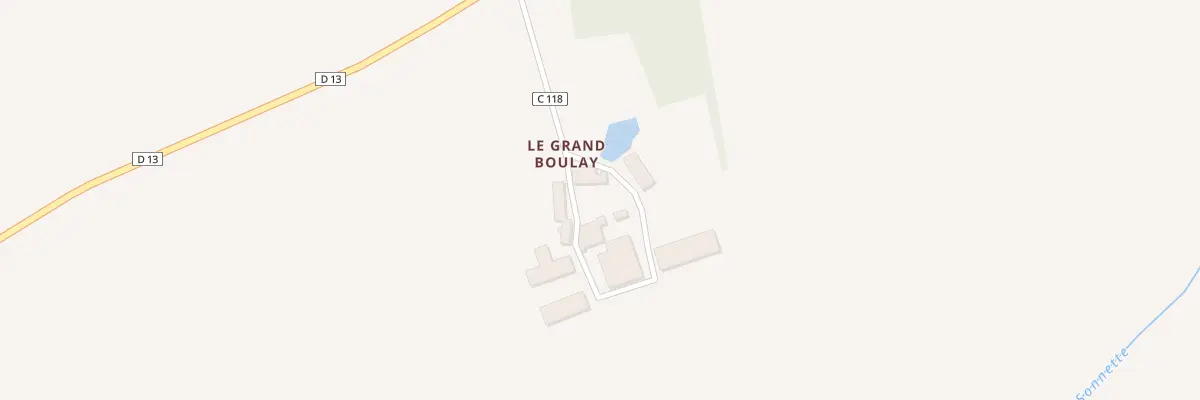 Plan du 435 Le Grand Boulay à Unverre