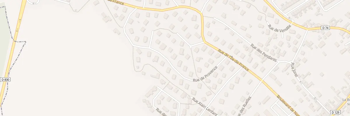 Plan du 15 Rue de Provence à La Bonneville-sur-Iton