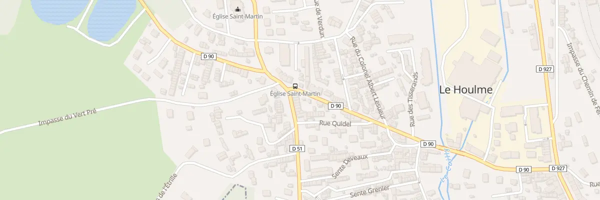 Plan du 41 Rue de la République au Houlme