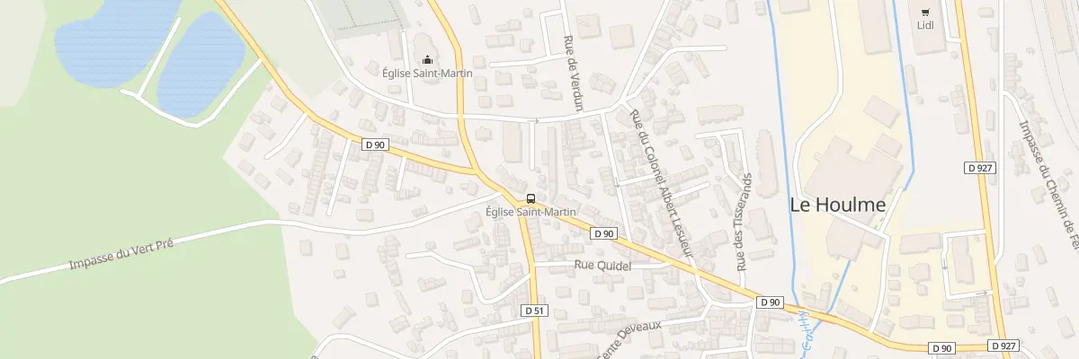 Plan du 44 Rue de la République au Houlme